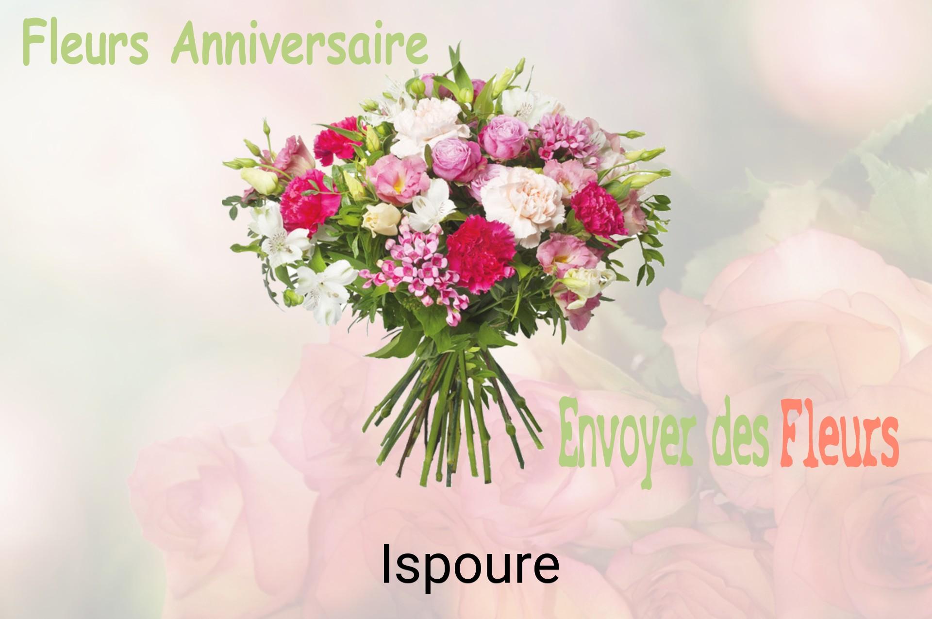 Bouquet de fleurs d’anniversaire livré à Ispoure